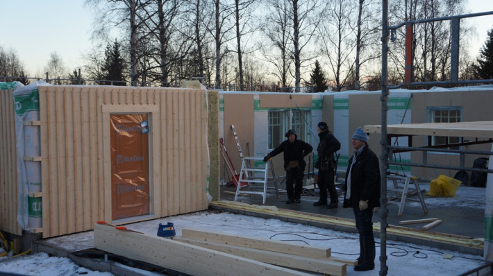 Stomrest garage med carport